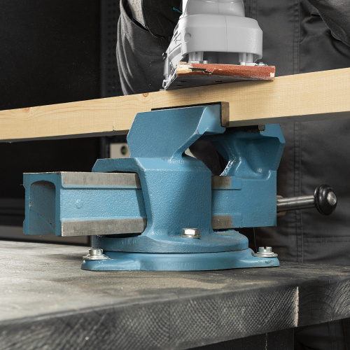 Тиски слесарные, 100 мм, поворотные (Глазов) по ценам производителя в Екатеринбурге с доставкой по всей России