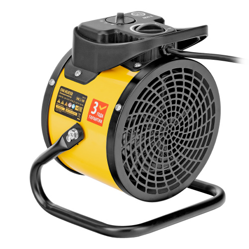 Тепловая пушка, керамический нагреватель (тепловентилятор) DHC 2-100, 230 В, 0.025/1/2 кВт Denzel по ценам производителя в Екатеринбурге с доставкой по всей России