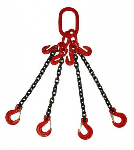 Строп цепной TOR 4СЦ г/п 26,5 т 6,0 м с укорачивающими крюками по ценам производителя в Екатеринбурге с доставкой по всей России
