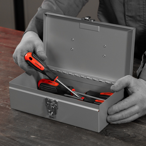 Ящик для инструмента, 284 х 160 х 78 мм, металлический Matrix по ценам производителя в Екатеринбурге с доставкой по всей России