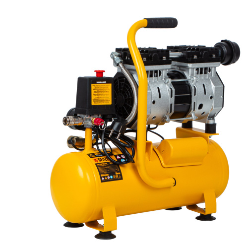 Компрессор DLS650/10 безмаслянный малошумный 650 Вт, 120 л/мин, ресивер 10 л Denzel по ценам производителя в Екатеринбурге с доставкой по всей России