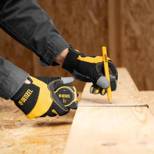 Рулетка 5м х 19мм, двухкомп. корпус, магнитный обрезиненный зацеп Denzel по ценам производителя в Екатеринбурге с доставкой по всей России