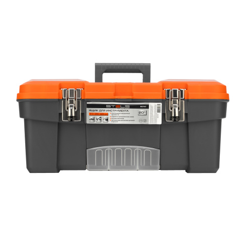 Ящик для инструмента с мет. замками 20", 510х255x225 мм Stels по ценам производителя в Екатеринбурге с доставкой по всей России
