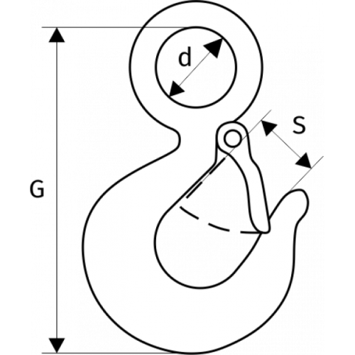 Крюк 320 А с защелкой 1,6 т по ценам производителя в Екатеринбурге с доставкой по всей России