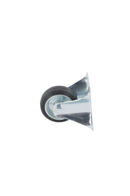 Колесо неповоротное усиленное резина FRC 93 80 мм купить в Москве с доставкой по всей России | ProtosMarket.ru