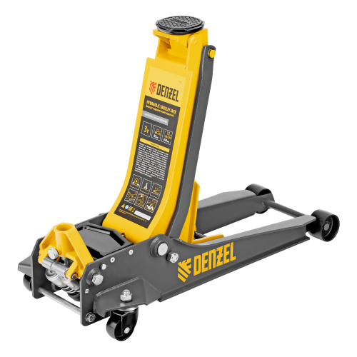 Домкрат гидравлический подкатной, 3 т, 85-610 мм, быстрый подъем, низ. подхват, проф, SUV Denzel по ценам производителя в Екатеринбурге с доставкой по всей России