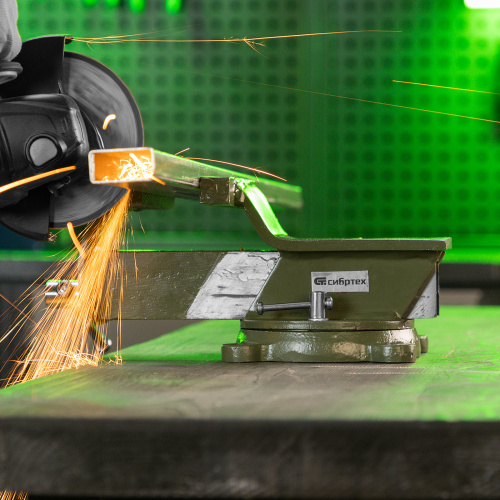 Тиски слесарные, 125 мм, стальные, поворотные Сибртех по ценам производителя в Екатеринбурге с доставкой по всей России