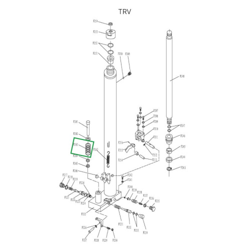 Пружина возвратная малого цилиндра гидроузла для TRV по ценам производителя в Екатеринбурге с доставкой по всей России