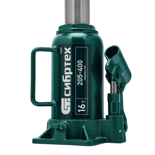 Домкрат гидравлический бутылочный, 16 т, 205-400 мм Сибртех по ценам производителя в Екатеринбурге с доставкой по всей России