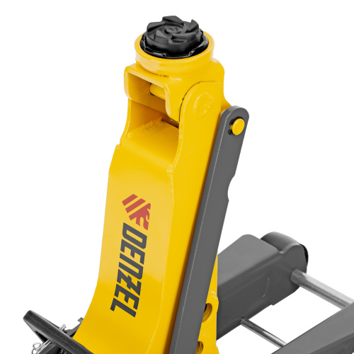 Домкрат гидравлический подкатной с фиксатором, 2,5 т,  85-385 мм, в пласт. кейсе Denzel по ценам производителя в Екатеринбурге с доставкой по всей России