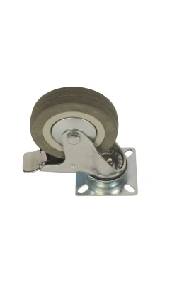 Колесо аппаратное поворотное SCgb 42 100 мм с тормозом (F) по ценам производителя в Екатеринбурге с доставкой по всей России