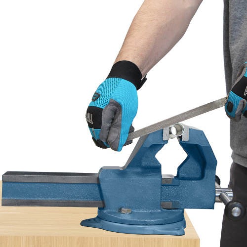 Тиски слесарные, 140 мм, поворотные (Глазов) по ценам производителя в Екатеринбурге с доставкой по всей России