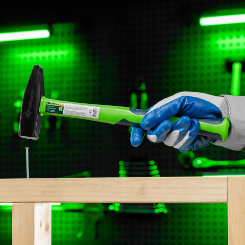 Молоток слесарный, 600 г, фибергласовая обрезиненная рукоятка Сибртех по ценам производителя в Екатеринбурге с доставкой по всей России