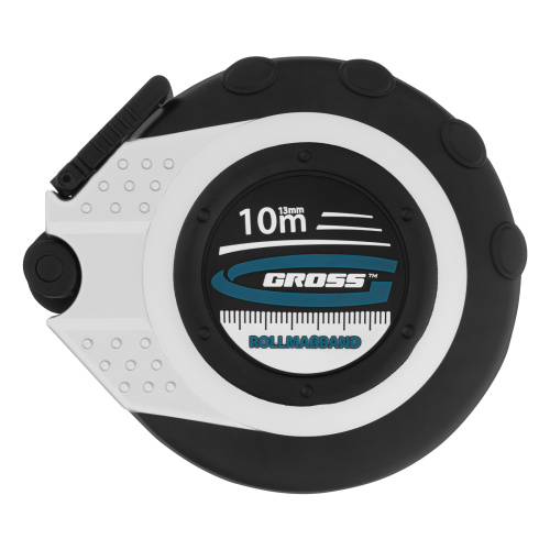 Рулетка геодезическая 10 м х 13 мм, закрытый корпус, металлическая лента, нейлон Gross по ценам производителя в Екатеринбурге с доставкой по всей России