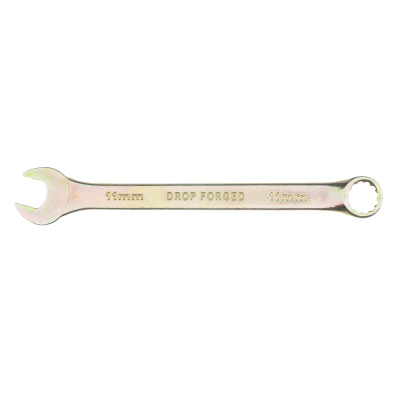 Ключ комбинированный, 11 мм, желтый цинк Сибртех по ценам производителя в Екатеринбурге с доставкой по всей России