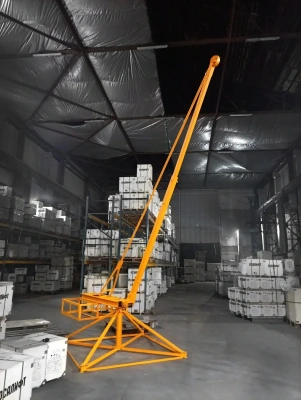 Кран стреловой поворотный ПИОНЕР КСП-500 с лебёдкой KCD 500 кг 100м 220в