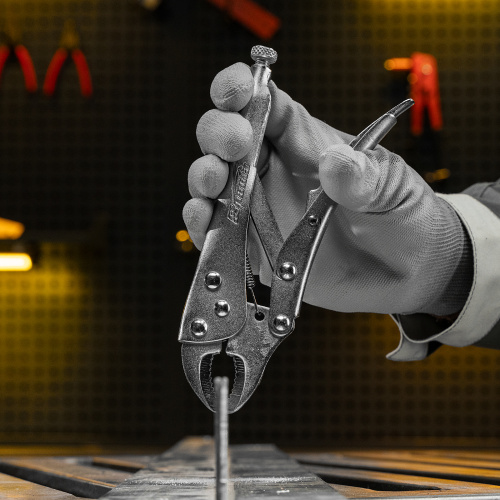 Зажим ручной, 180 мм, полукруглый захват Sparta по ценам производителя в Екатеринбурге с доставкой по всей России