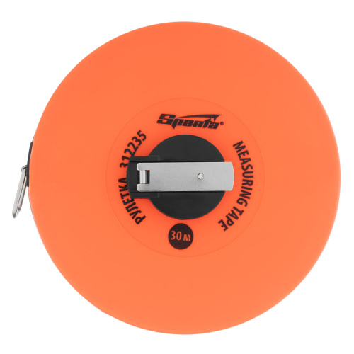 Рулетка геодезическая, 30 м х 12,5 мм, лента ПВХ, закрытый круглый корпус Sparta по ценам производителя в Екатеринбурге с доставкой по всей России