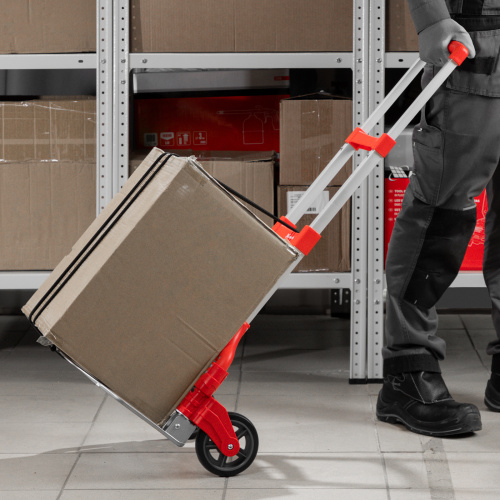 Тележка хозяйственная, складная, 2 колесная, грузоподъемность 70 кг Matrix по ценам производителя в Екатеринбурге с доставкой по всей России