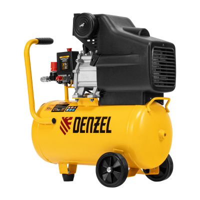 Компрессор воздушный DC1500/24, прямой привод, 1.5 кВт, 24 литра, 220 л/мин Denzel по ценам производителя в Екатеринбурге с доставкой по всей России