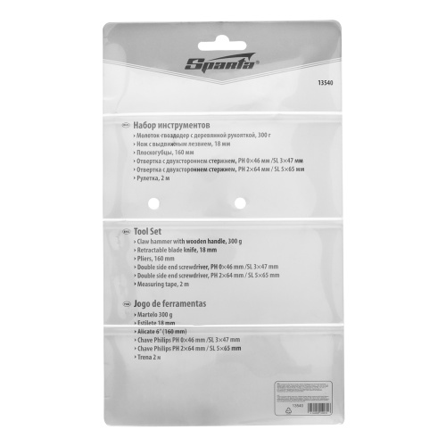 Набор инструментов бытовой, 6 предметов Sparta по ценам производителя в Екатеринбурге с доставкой по всей России