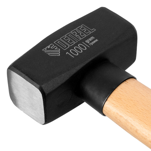 Кувалда, 1000 г, кованая головка, буковая рукоятка Denzel по ценам производителя в Екатеринбурге с доставкой по всей России