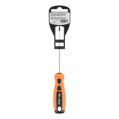 Отвертка "Point", PH0 х 100 мм, CS, двухкомпонентная рукоятка Sparta по ценам производителя в Екатеринбурге с доставкой по всей России