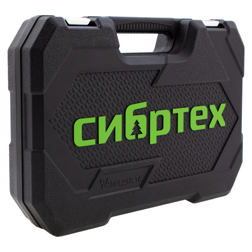 Набор инструментов 108 предметов, CrV, 1/2", 1/4" Сибртех по ценам производителя в Екатеринбурге с доставкой по всей России