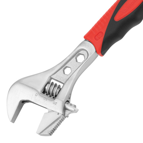 Ключ разводной, 200 мм, переставная губка, двухкомпонентная рукоятка Matrix по ценам производителя в Екатеринбурге с доставкой по всей России