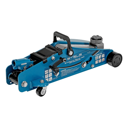 Домкрат гидравлический подкатной с фиксатором, 2.5 т, Safety Pin, 140-385 мм, в кейсе Stels по ценам производителя в Екатеринбурге с доставкой по всей России