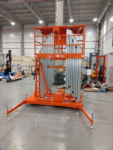 Подъемник мачтовый аккумуляторный 250 кг, 12/14 м, 24/80 В/Ач TOR GTWY12-320 DC 3-мачтовый по ценам производителя в Екатеринбурге с доставкой по всей России