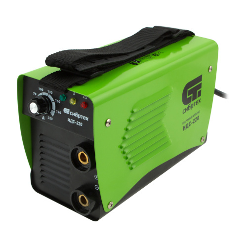 Аппарат инверторный дуговой сварки ИДС-220, 220 А, ПВ 80%, диаметр электрода 1.6-5 мм Сибртех по ценам производителя в Екатеринбурге с доставкой по всей России