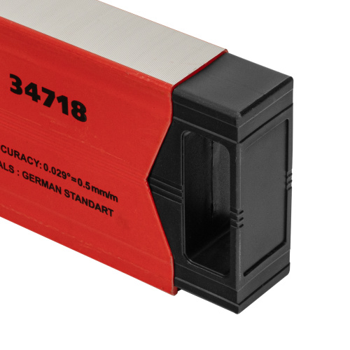 Уровень алюминиевый магнитный, 1800 мм, фрезерованный, 3 глазка (1 зеркальный) усиленный Matrix по ценам производителя в Екатеринбурге с доставкой по всей России