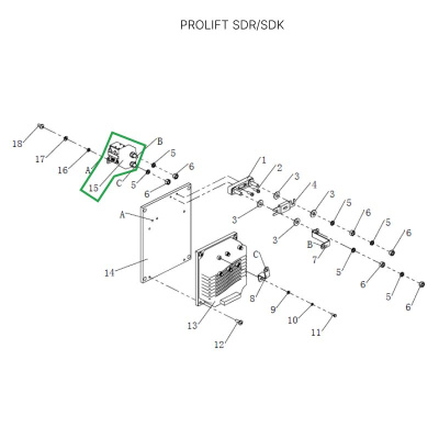 Контактор питания контроллера для штабелеров SDR/SDK 1,5-1,6 т, для тележек SK20 по ценам производителя в Екатеринбурге с доставкой по всей России