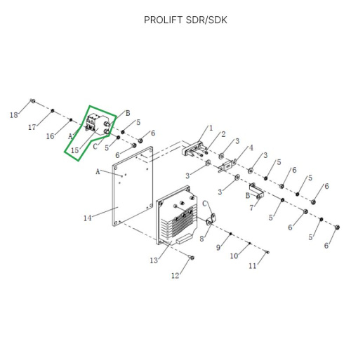 Контактор питания контроллера для штабелеров SDR/SDK 1,5-1,6 т, для тележек SK20 по ценам производителя в Екатеринбурге с доставкой по всей России