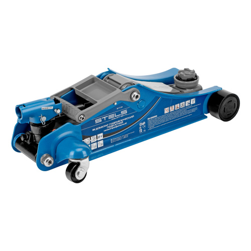 Домкрат гидравлический подкатной, поворотная рукоятка, 2 т, Low Profile, 100-350 мм Stels по ценам производителя в Екатеринбурге с доставкой по всей России