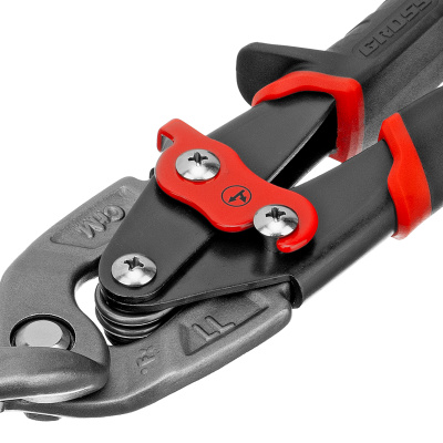 Ножницы по металлу "Piranha", 270 мм, прямой и левый проходной рез, сталь СrMo, двухкомпонентные рукоятки Gross по ценам производителя в Екатеринбурге с доставкой по всей России