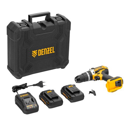Дрель-шуруповерт аккумуляторная ударная бесщет CIDB-18-02, Li-Ion, 18 В Denzel по ценам производителя в Екатеринбурге с доставкой по всей России