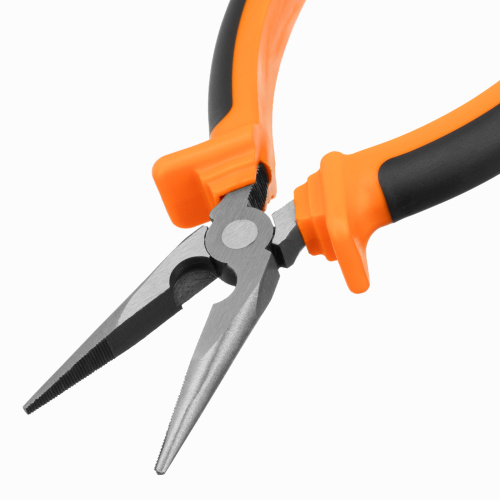 Длинногубцы прямые Comfort, 180 мм, шлифованные, двухкомпонентные рукоятки Sparta по ценам производителя в Екатеринбурге с доставкой по всей России