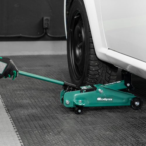 Домкрат гидравлический подкатной, 2 т, 135-320 мм, в пласт. кейсе Сибртех по ценам производителя в Екатеринбурге с доставкой по всей России