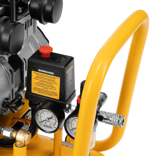 Компрессор безмасляный, малошумный DLS 2200/50, 2200 Вт, 2x1100, 50 л, 380 л/мин Denzel по ценам производителя в Екатеринбурге с доставкой по всей России