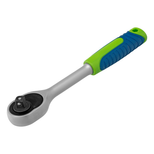 Ключ-трещотка 3/8", 45 зубьев, с быстрым сбросом, матовый хром Сибртех по ценам производителя в Екатеринбурге с доставкой по всей России