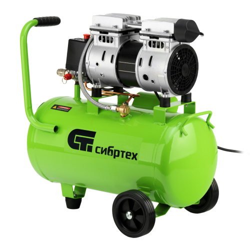 Компрессор безмаслянный малошумный МБ 1100/24,1100 Вт, 24 л, 170 л/мин Сибртех по ценам производителя в Екатеринбурге с доставкой по всей России
