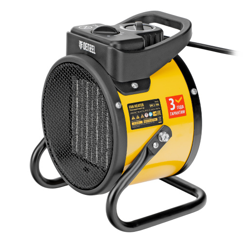 Тепловая пушка, керамический нагреватель (тепловентилятор) DHC 2-100, 230 В, 0.025/1/2 кВт Denzel по ценам производителя в Екатеринбурге с доставкой по всей России