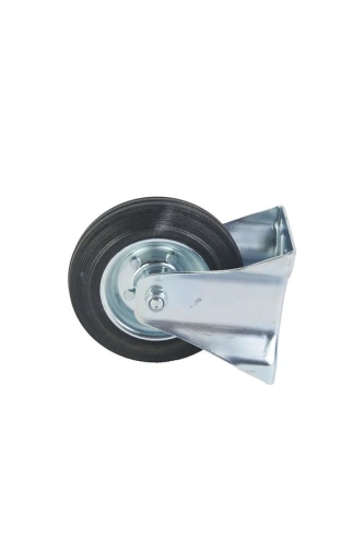 Колесо неповоротное усиленное резина FRC 63 160 мм по ценам производителя в Екатеринбурге с доставкой по всей России