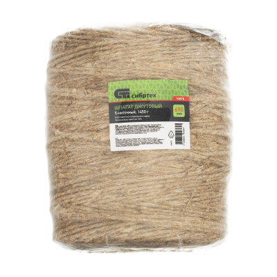 Шпагат джутовый, 2.5 мм, L 690 м, 5-ниточный, Сибртех по ценам производителя в Екатеринбурге с доставкой по всей России