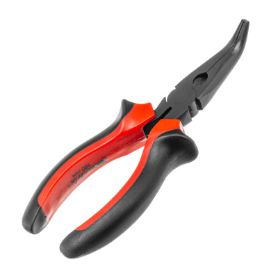 Длинногубцы изогнутые Black Nickel, 160 мм, двухкомпонентные рукоятки Matrix по ценам производителя в Екатеринбурге с доставкой по всей России
