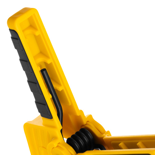 Струбцина клещеобразная, усиленная 65 х 50 мм, двухкомпонентные рукоятки Denzel по ценам производителя в Екатеринбурге с доставкой по всей России