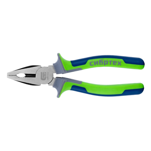 Плоскогубцы комбинированные, 200 мм, фосфатирование, трехкомпонентные рукоятки Сибртех по ценам производителя в Екатеринбурге с доставкой по всей России