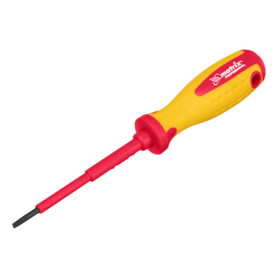 Отвертка Insulated, SL3 x 80 мм, CrMo, до 1000 В, двухкомпонентная рукоятка Matrix Professional по ценам производителя в Екатеринбурге с доставкой по всей России
